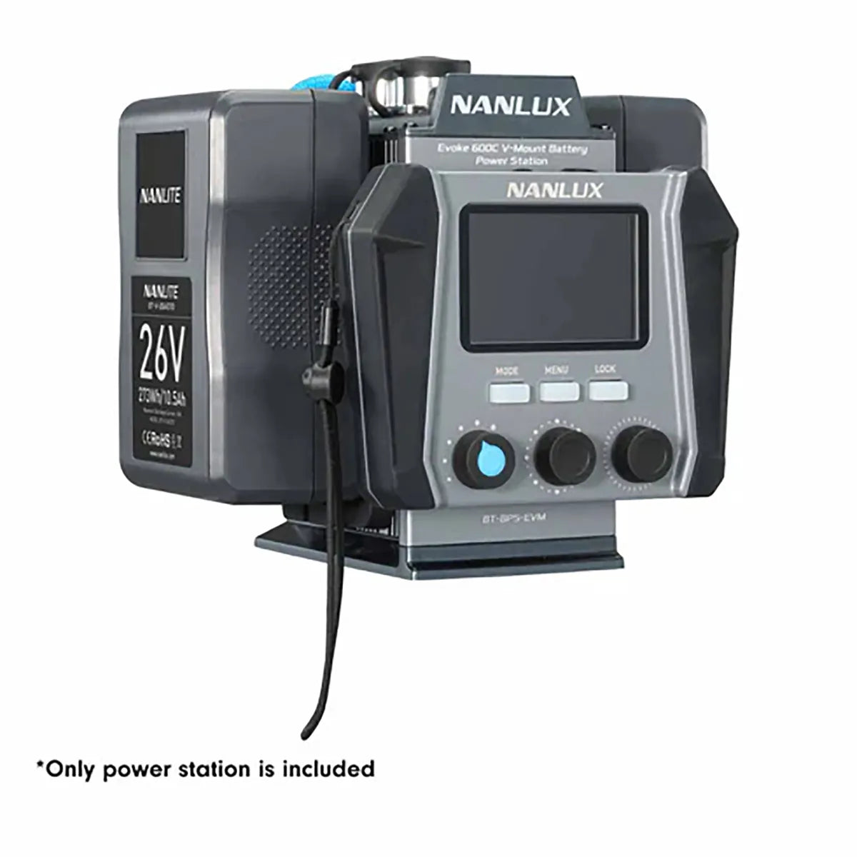 NANLUX BT-BPS-EVM Evoke 600C V-Mount Battery Power Station | The LA Firm
