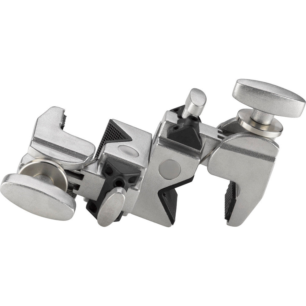 Kupo Double Convi Clamp - Silver from www.thelafirm.com