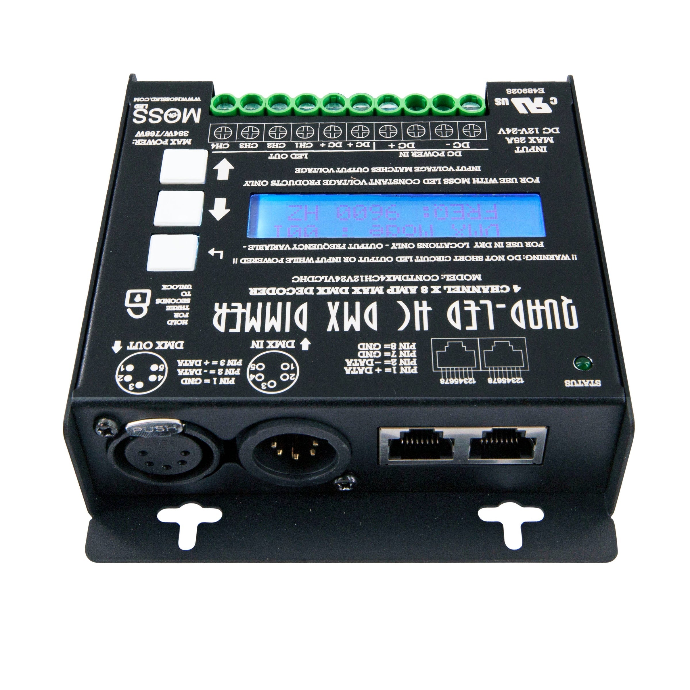 Quad-LED High Current DMX - 4 Channel Dimmer from www.thelafirm.com