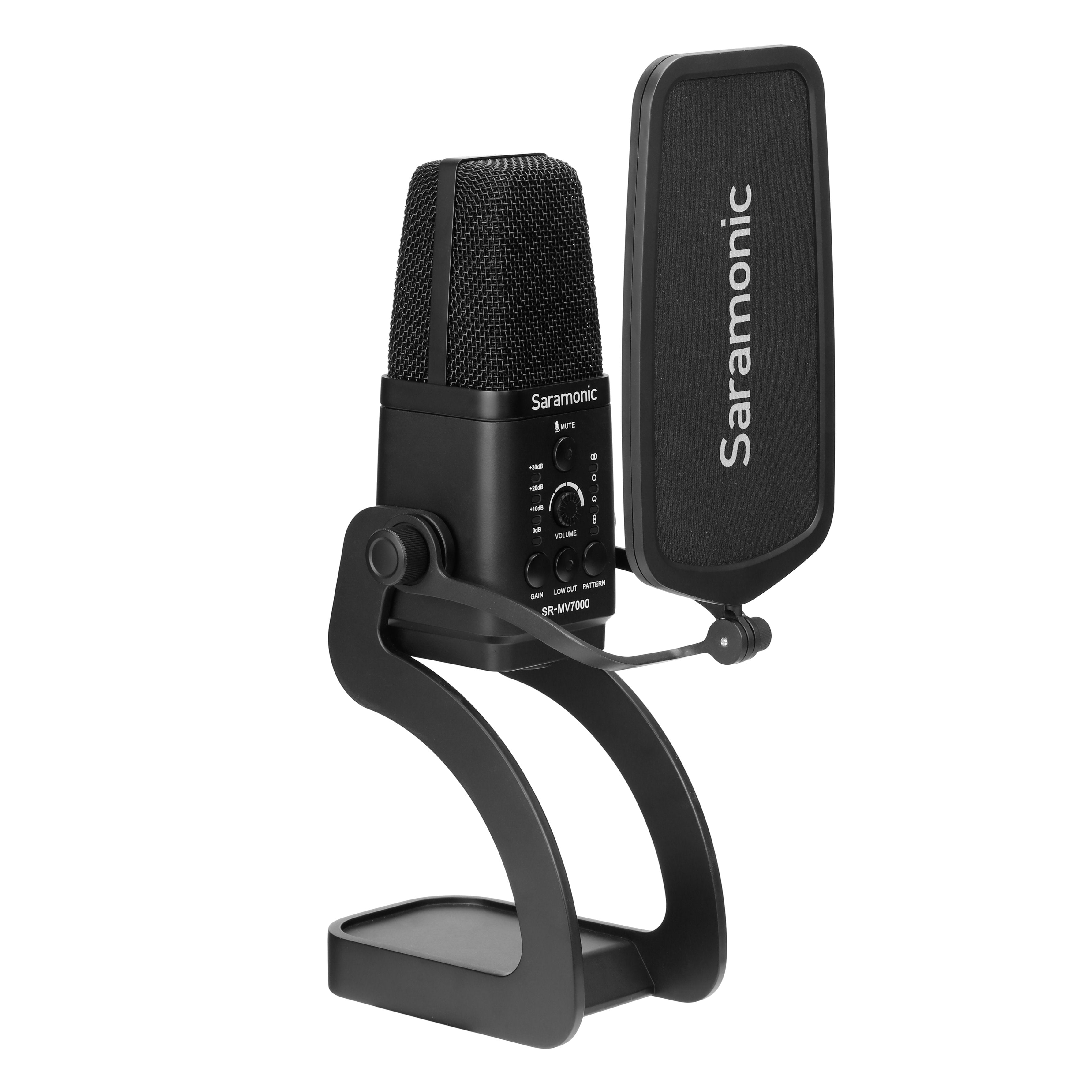 SR-MV7000 Multi-Pattern Large Diaphragm Condenser Microphone w/ USB, USB-C & ... â€“ Saramonic audio gear at The LA Firm