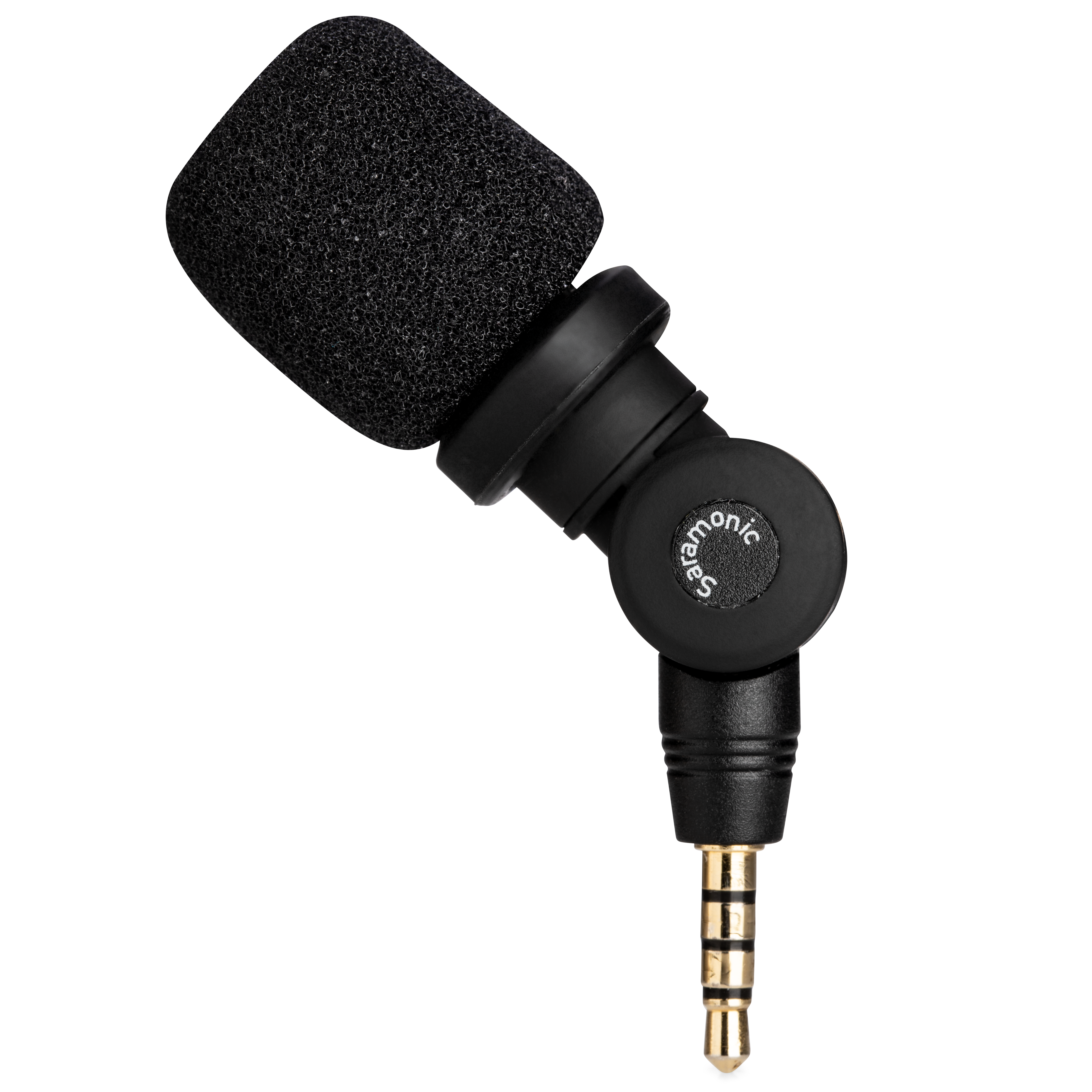 SmartMic Mini Condenser Microphone with TRRS Connector for Smartphones & Tablets â€“ Saramonic audio gear at The LA Firm