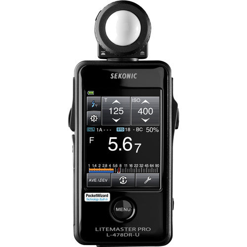 Sekonic LiteMaster Pro L-478DR-U Light Meter for PocketWizard System from www.thelafirm.com
