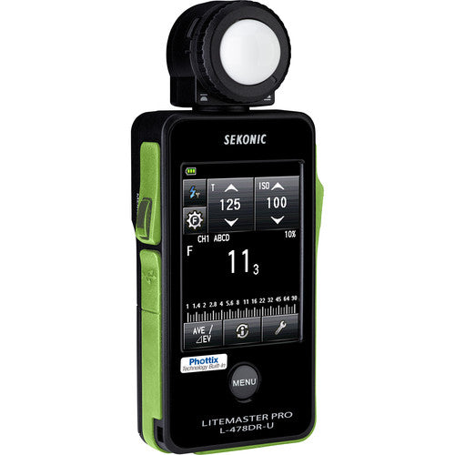 Sekonic LiteMaster Pro L-478DR-U-PX Light Meter for Phottix Strato II System from www.thelafirm.com