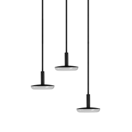 SWAY PENDANT 100-230V TRIPLE Black 7.0 ft lead - 120V/230V - 21.3 VA - (3) SWAY PENDANT - BASE 1   from www.thelafirm.com