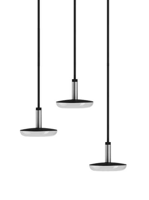 SWAY PENDANT 100-230V TRIPLE Pearl Grey 7.0 ft lead - 120V/230V - 21.3 VA - (3) SWAY PENDANT - BASE 1   from www.thelafirm.com