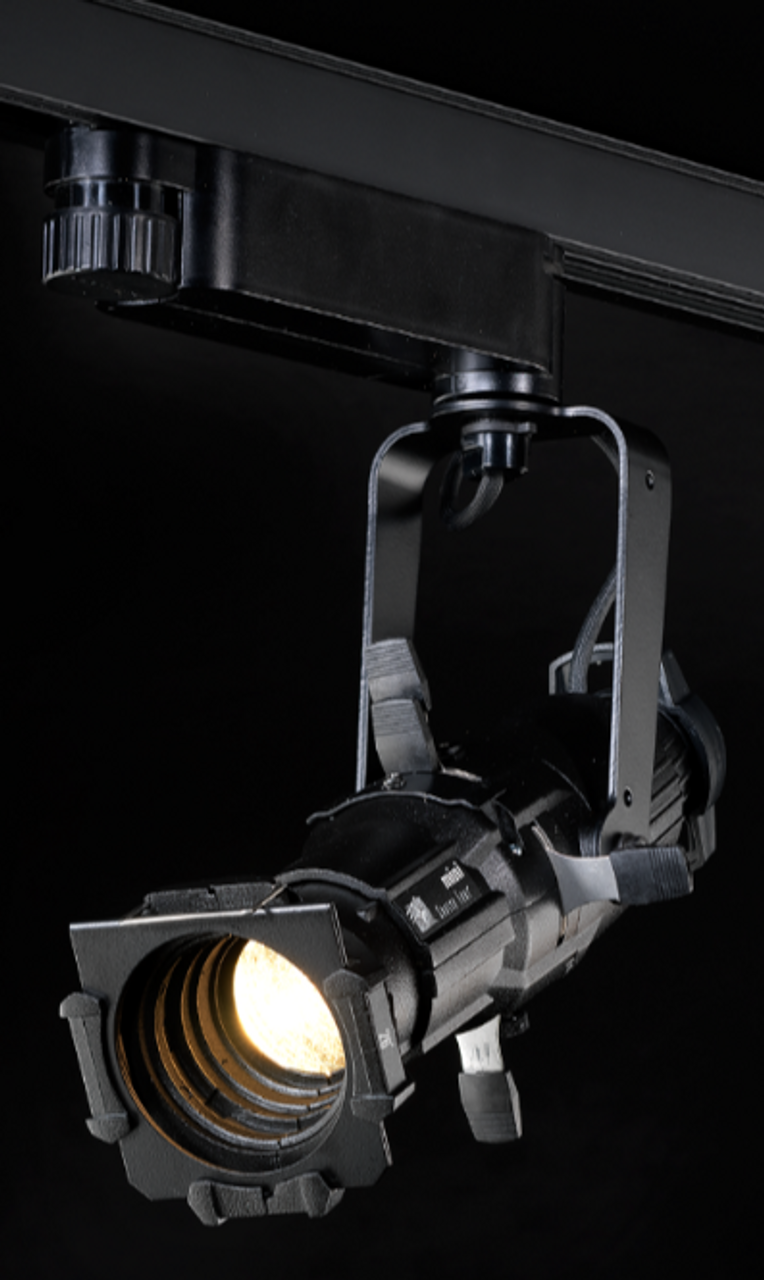 Source Four Mini LED Global Track 3000 K / 90+ CRI Fixture body with shutter barrel - Black from www.thelafirm.com