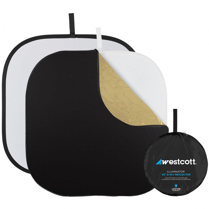 Westcott Illuminator Collapsible 6-in-1 Reflector Kit (42")