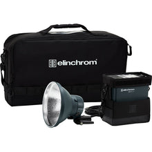 Load image into Gallery viewer, ELINCHROM ELB 500 TTL To Go Kit incl 1x head, 1x unit, 1x battery, 1x 7in reflector, 1x Snappy, 1x ProTec Bag from www.thelafirm.com