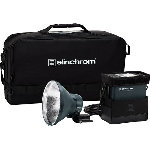 ELINCHROM ELB 500 TTL To Go Kit incl 1x head, 1x unit, 1x battery, 1x 7in reflector, 1x Snappy, 1x ProTec Bag from www.thelafirm.com