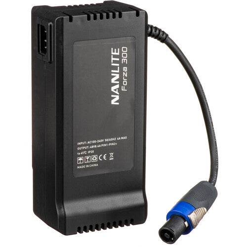 Nanlite Power Adapter for Forza 300 from www.thelafirm.com