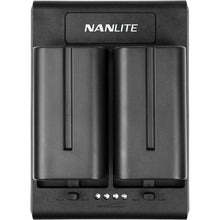 Load image into Gallery viewer, Nanlite 15V Dual NP-F Battery Adapter with V-Mount from www.thelafirm.com