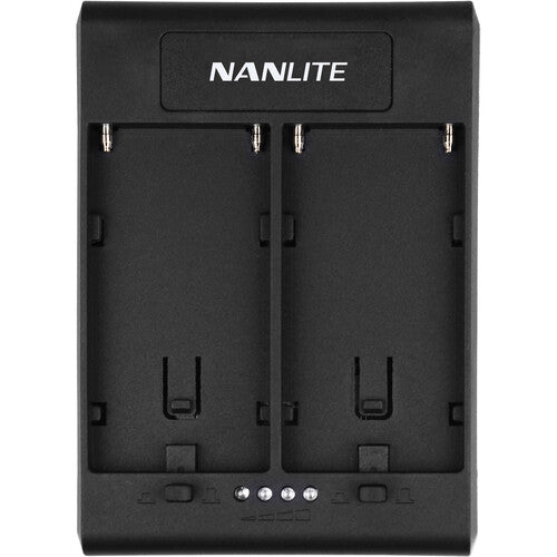 Nanlite 15V Dual NP-F Battery Adapter with V-Mount from www.thelafirm.com