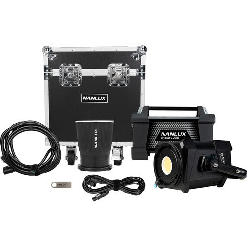 NANLUX Evoke 1200 Spot Light with  ROAD Case from www.thelafirm.com