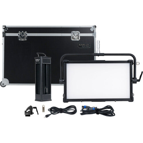 NANLUX DYNO 650C RGBWW Soft Panel Light with Flight case from www.thelafirm.com