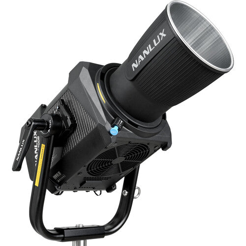 NANLUX Evoke 1200B Spot Light with FL-35YK Fresnel Lens and ROAD Case from www.thelafirm.com