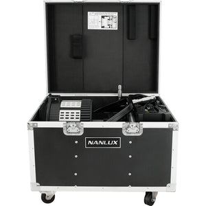 NANLUX Evoke 1200 Spot Light with FL-35YK Fresnel Lens and ROAD Case from www.thelafirm.com