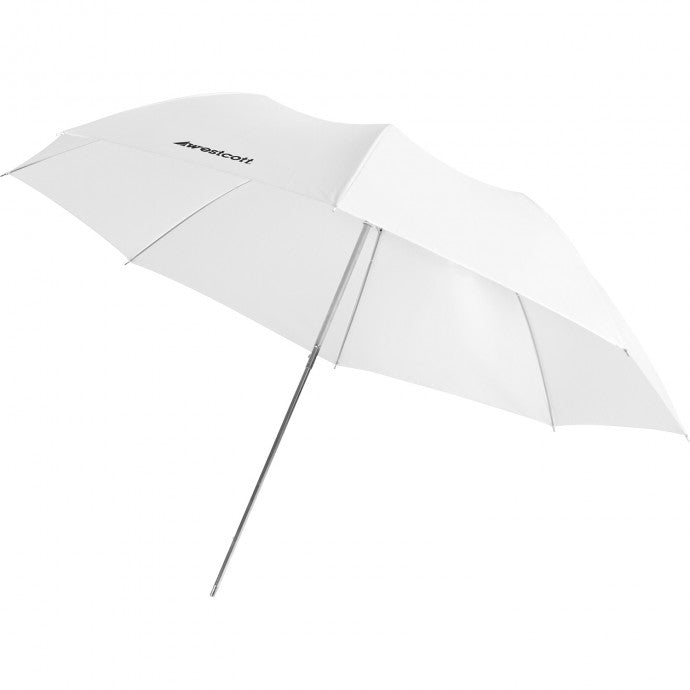 Westcott Compact Collapsible Umbrella - Optical White Satin Diffusion (43")