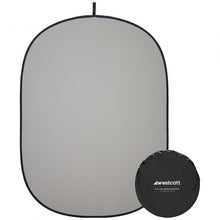 Load image into Gallery viewer, Westcott Collapsible 2-in-1 Gray &amp; Green Screen Backdrop (5&#39; x 6.5&#39;)