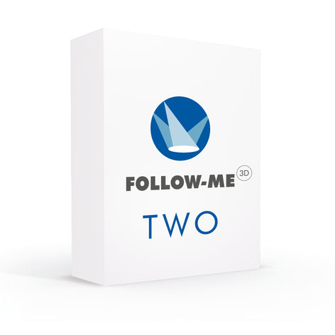 Follow-Me 3D TWO Software License, two targets, twelve fixture max.