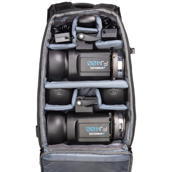 Westcott FJ400 Strobe 2-Light Backpack Kit with FJ-X3 S Wireless Trigger for Sony Cameras