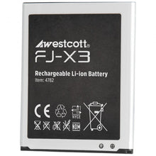 Load image into Gallery viewer, Westcott FJ-X3 Lithium-ion Battery