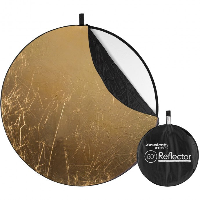 Westcott Collapsible 5-in-1 Reflector Kit with Gold Surface (50")