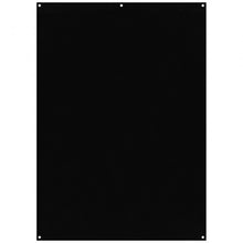 Load image into Gallery viewer, Westcott X-Drop Wrinkle-Resistant Backdrop - Rich Black (5&#39; x 7&#39;)