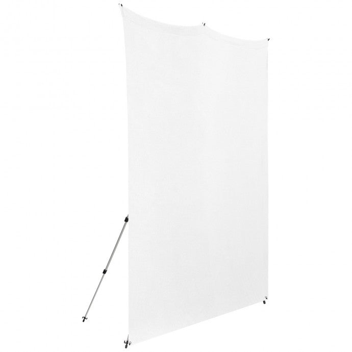 Westcott X-Drop Pro Wrinkle-Resistant Backdrop Kit - High-Key White (8' x 8')