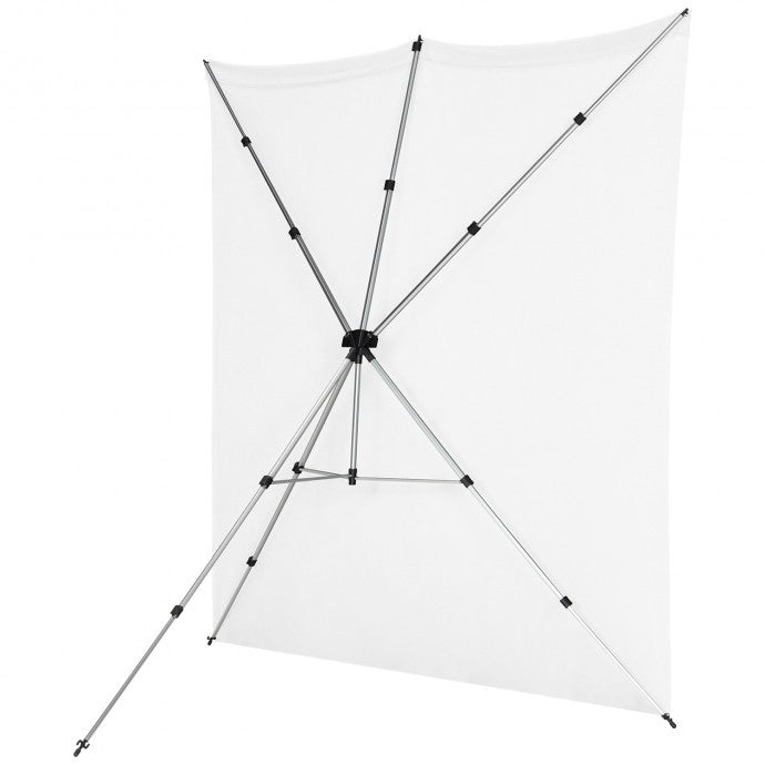 Westcott X-Drop Pro Wrinkle-Resistant Backdrop Kit - High-Key White (8' x 8')