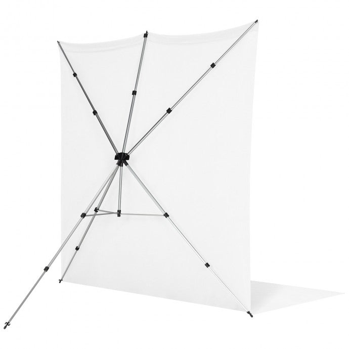 Westcott X-Drop Pro Wrinkle-Resistant Backdrop Kit - High-Key White Sweep (8' x 13')