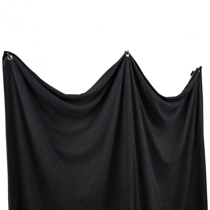 Westcott X-Drop Pro Wrinkle-Resistant Backdrop - Rich Black Sweep (8' x 13')