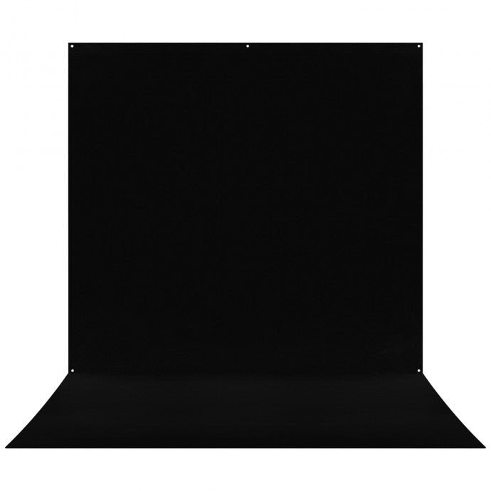 Westcott X-Drop Pro Wrinkle-Resistant Backdrop - Rich Black Sweep (8' x 13')