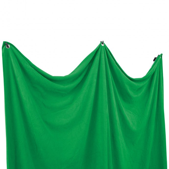 Westcott X-Drop Pro Wrinkle-Resistant Backdrop - Chroma-Key Green Screen Sweep (8' x 13')