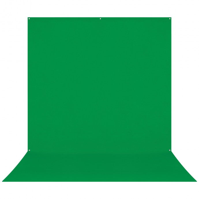 Westcott X-Drop Pro Wrinkle-Resistant Backdrop - Chroma-Key Green Screen Sweep (8' x 13')