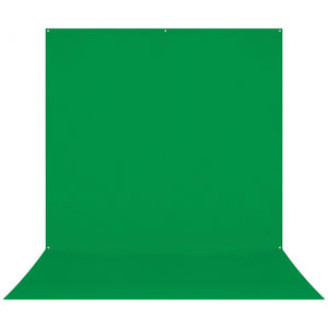 Westcott X-Drop Pro Wrinkle-Resistant Backdrop - Chroma-Key Green Screen Sweep (8' x 13')