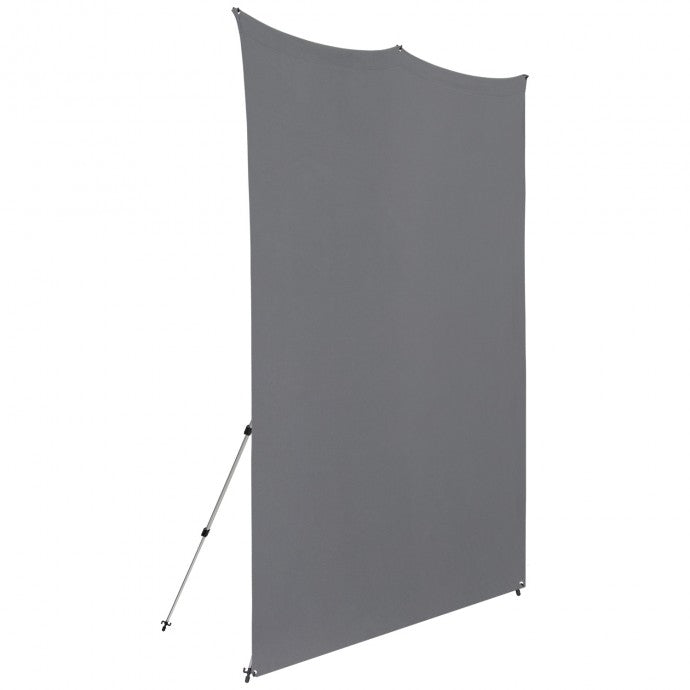 Westcott X-Drop Pro Wrinkle-Resistant Backdrop Kit - Neutral Gray (8' x 8')