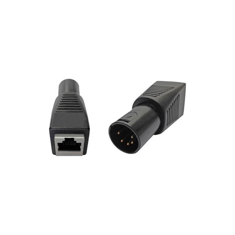 Quasar Science DMX 5-Pin Male/Female RJ45 Connector