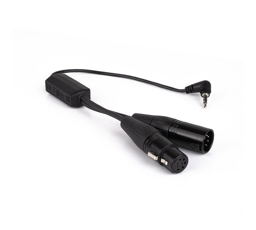 DMX Adapter, TRRS to XLR5 (M&F) from www.thelafirm.com