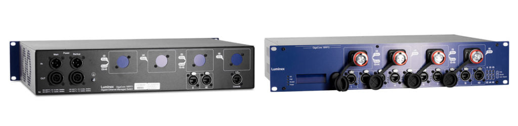 Luminex GigaCore 16RFO (FiberCo Mini 4 ch MMF + PoE) from www.thelafirm.com