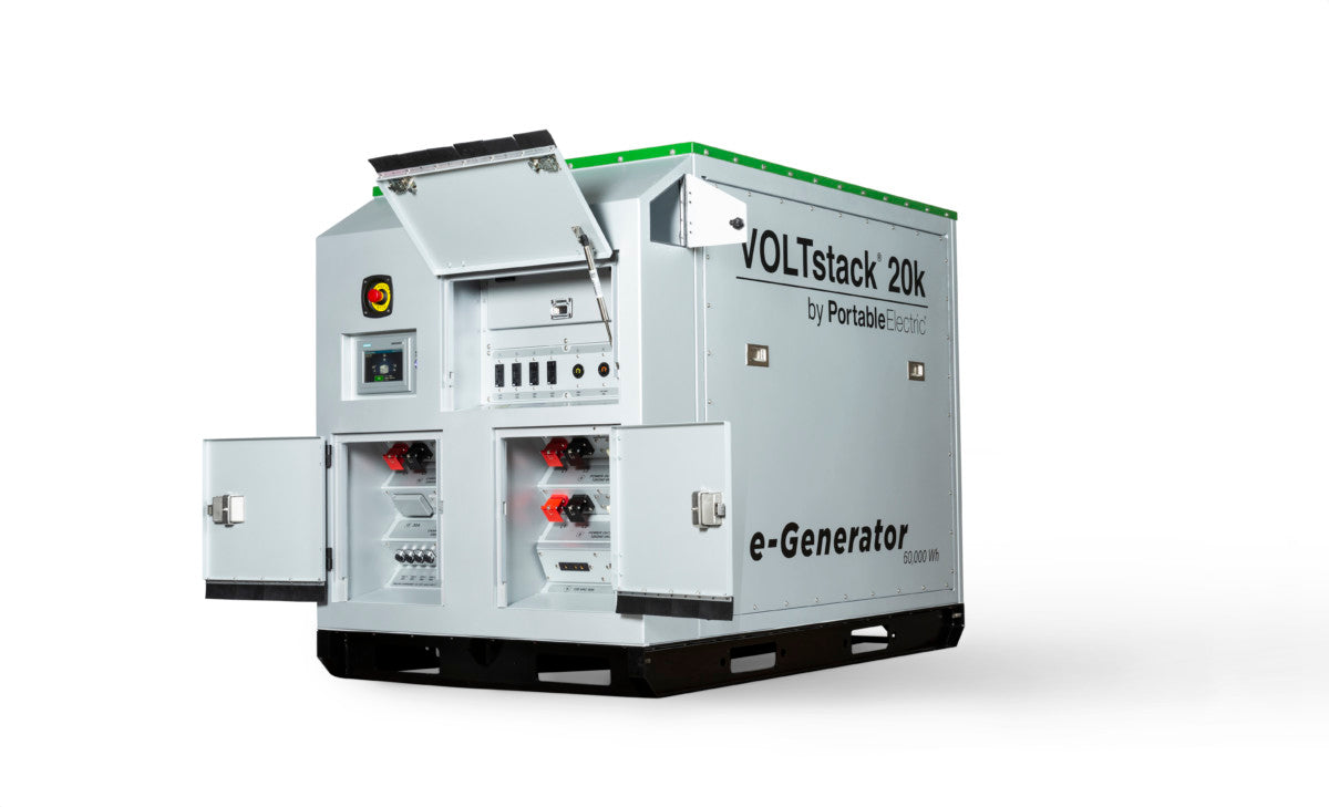 Portable Electric VOLTstack 20k Electric Generator - 60kWh