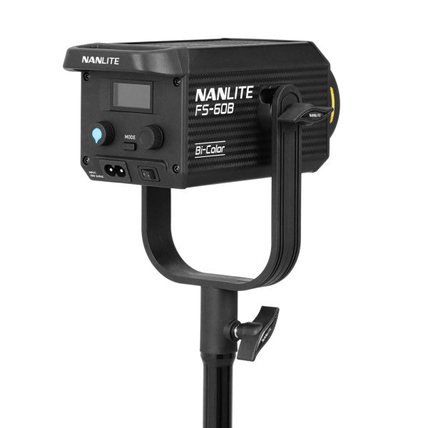 Nanlite FS-60B Bi-Color Studio Spotlight, 2700K-6500K, Bluetooth, 2.4G, FM Mount from www.thelafirm.com