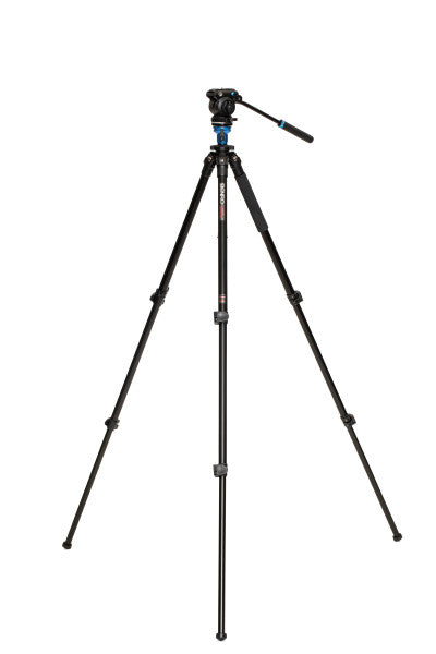 Benro A1573F Series 1 AL Video Tripod & S2PRO Head - Leveling Column, 3 Leg Sections, Flip Lock Leg Release from www.thelafirm.com