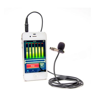 Pro studio lapel mic w/ TRRS plug for iOS & Android from www.thelafirm.com