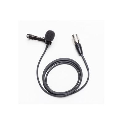 Broadcast lapel mic w/ locking 4-pin Hirose plug from www.thelafirm.com