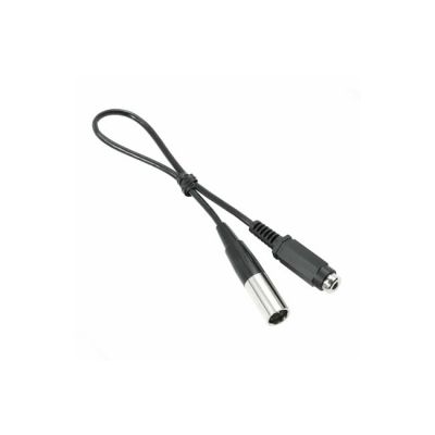 3.5mm female TRS to mini-XLR male cable from www.thelafirm.com