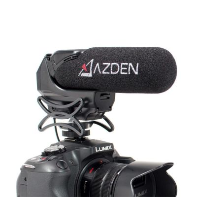 Powered shotgun video microphone w/ +20dB boost from www.thelafirm.com