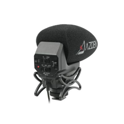 Stereo/mono switchable video mic w/ +20dB boost from www.thelafirm.com