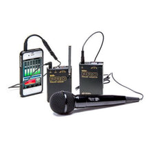 Load image into Gallery viewer, VHF wireless microphone system w/ wired handheld from www.thelafirm.com