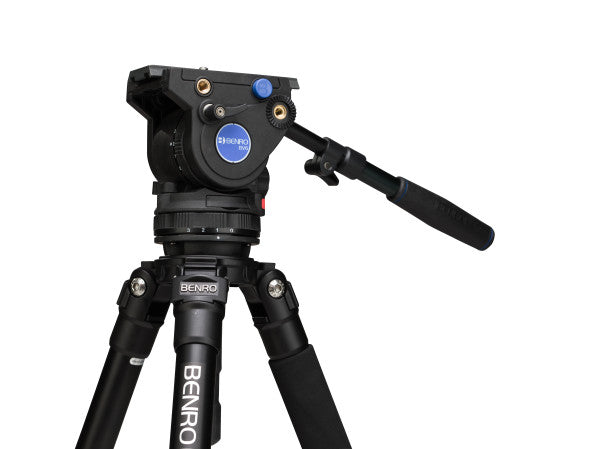 Benro A373F Series 3 AL Video Tripod & BV6H Head - 3 Leg Sections, Flip Lock Leg Release from www.thelafirm.com