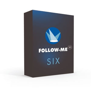 Follow-Me 3D SIX Software License, six targets, unlimited fixtures, PSN